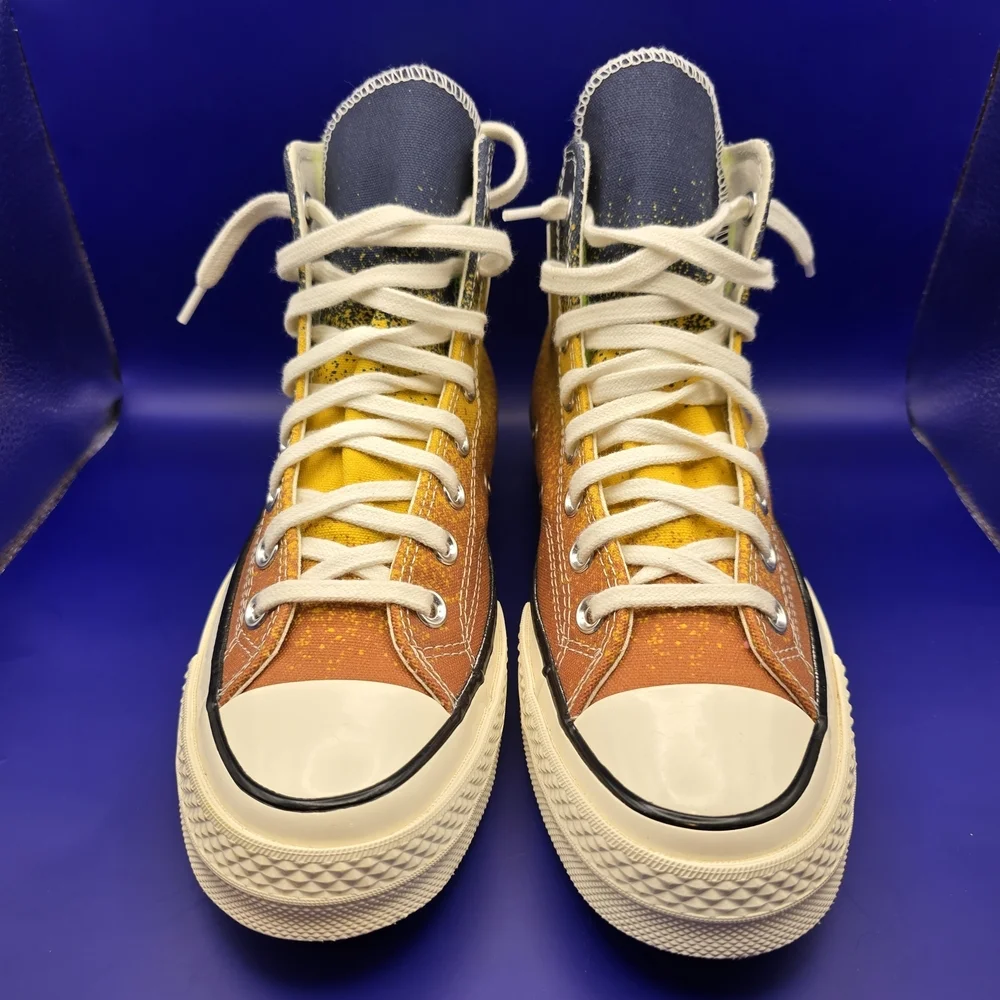 Converse Chuck Taylor Scatter Dye 70 Hi Top Sneakers Fire Opal A03157C Mens 7.